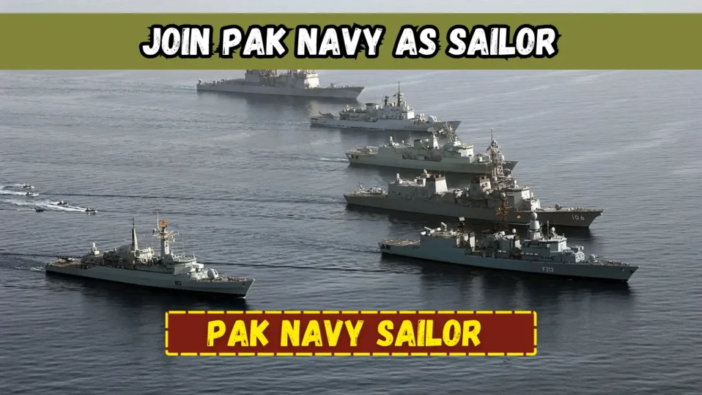 Join PAK Navy as Sailor