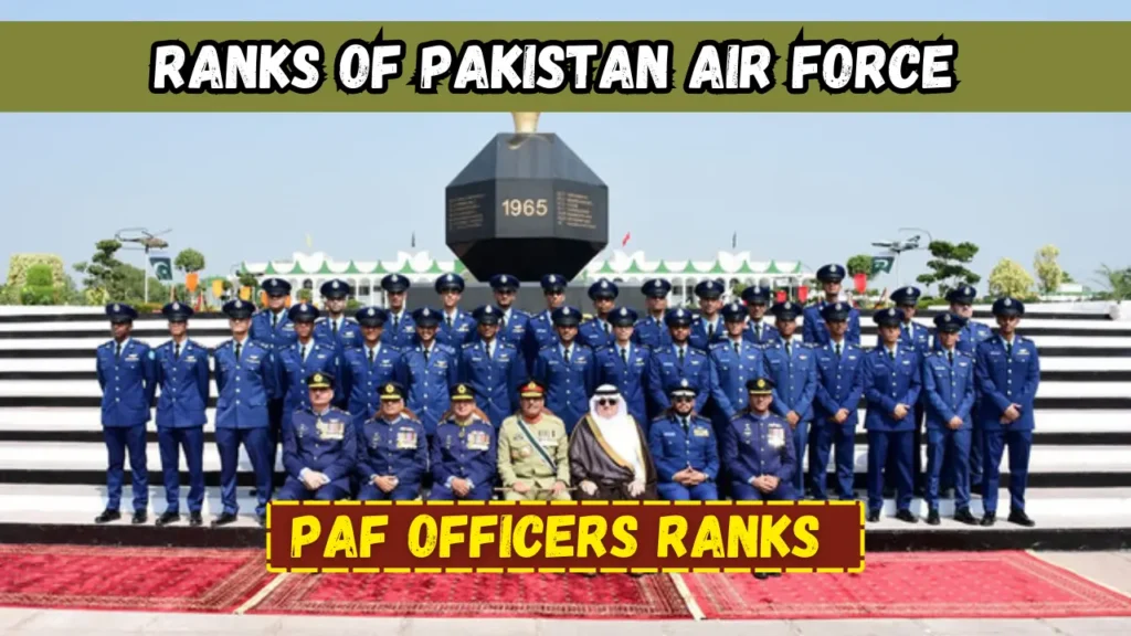 Ranks In PAF 2026 Best Guide Of PAF Ranks Division